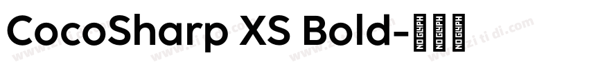 CocoSharp XS Bold字体转换